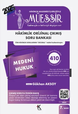 MÜESSİR Medeni Hukuk Soru Bankası Gökhan Aksoy MÜESSİR Medeni Hukuk Soru Bankası Gökhan Aksoy