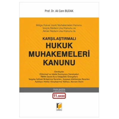 Karşılaştırmalı Hukuk Muhakemeleri Kanunu