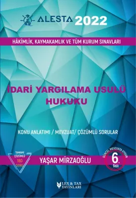 Alesta İdari Yargılama Usulü Hukuku Yaşar Mirzaoğlu Alesta İdari Yargılama Usulü Hukuku Yaşar Mirzaoğlu