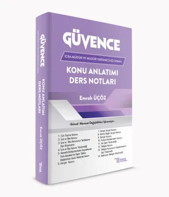 GÜVENCE Konu Anlatımlı Ders Notları Emrah Üçöz