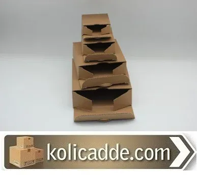 Kilitli Karton Kutu 18x18x5 cm.