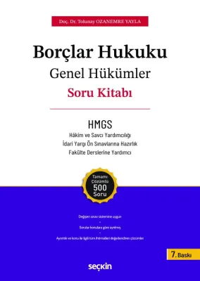 Borçlar Hukuku Genel Hükümler – Soru Kitabı