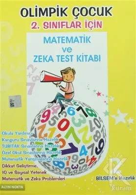 Olimpik Çocuk 2. Sınıflar İçin Matematik ve Zeka Test Kitabı BİLSEM'e 