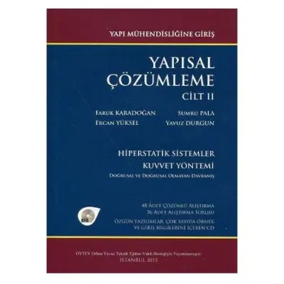 Yapısal Çözümleme Cilt: 2