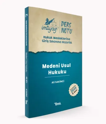 HMGS Medeni Usul Hukuku Ders Notu