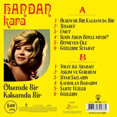 Handan Kara – Ölsem de Bir, Kalsam da LP Handan Kara – Ölsem de Bir, Kalsam da LP