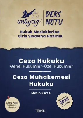 HMGS Ceza Hukuku & Ceza Muhakemesi Hukuku Metin Kaya