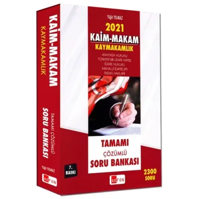 Kaim Makam Sınav Mevzuatı 2300 Çözümlü Soru Bankası Yigit Yılmaz