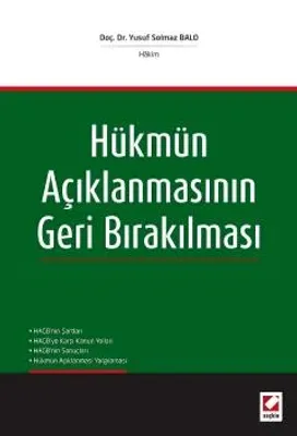 Hükmün Açıklanmasının Geri Bırakılması
