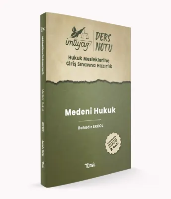 İmtiyaz HMGS Medeni Hukuk Ders Notu Bahadır Erkol