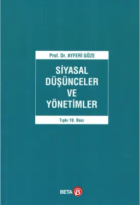 Siyasal Düşünceler ve Yönetimler Ayferi Göze