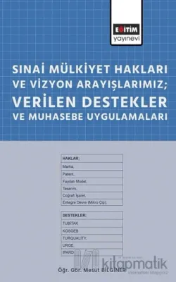 Sınai Mülkiyet Hakları ve Vizyon Arayışlarımız; Verilen Destekler ve Muhasebe Uygulamaları