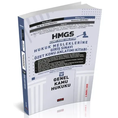 HMGS Özet Konu Anlatımı Genel Kamu Hukuku