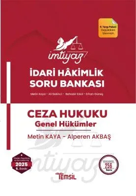 İMTİYAZ Ceza Hukuku Genel Hükümler Soru Bankası 6.BASKI