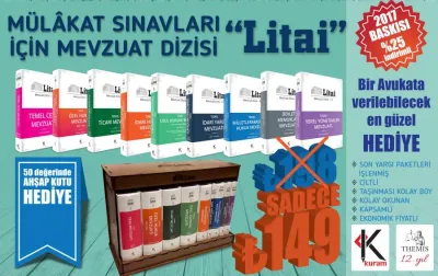 Litai Mevzuat Dizisi Ahşap Kutu Hediyeli (9 Mevzuat)