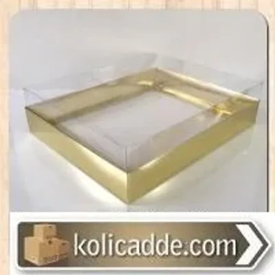 Gold Asetat Kutu 26x33x8 cm