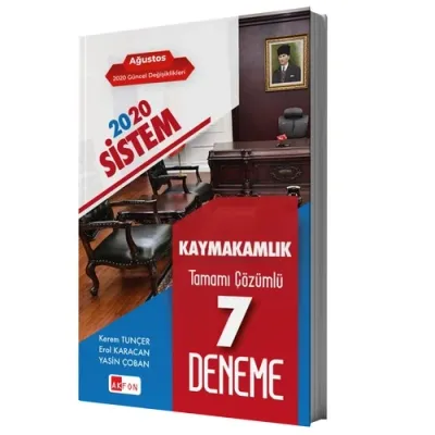 SİSTEM Kaymakamlık Tamamı Çözümlü 7 Deneme Kerem Tunçer