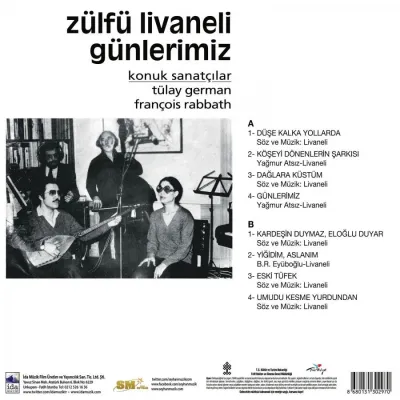 Zülfü Livaneli - Günlerimiz LP Zülfü Livaneli - Günlerimiz LP