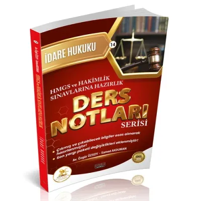 HUKAL HMGS Hakimlik İdare Hukuku Ders Notları Özgür Özsoy