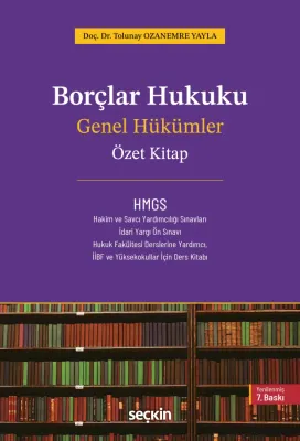 Borçlar Hukuku Genel Hükümler – Özet Kitap –