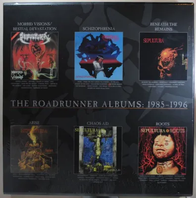 Sepultura ‎– The Roadrunner Albums: 1985-1996 LP Boxset