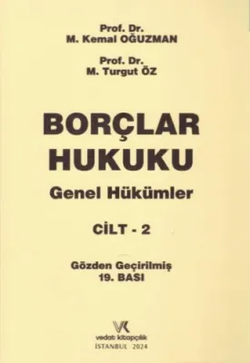 BORÇLAR HUK GENEL HÜK C.2 20.B 2025 KEMAL OĞUZMAN 