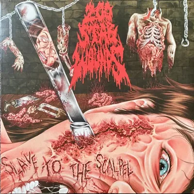 200 Stab Wounds – Slave To The Scalpel (silver bloodred splattered vinyl) LP