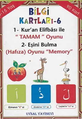 Bilgi Kartları - 6 (4+ Yaş)