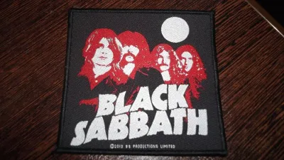 Black Sabbath - Red Portraits Patch