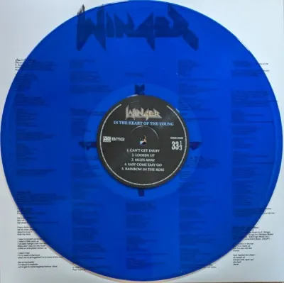 Winger – In The Heart Of The Young (Cobalt Blue Vinyl) LP