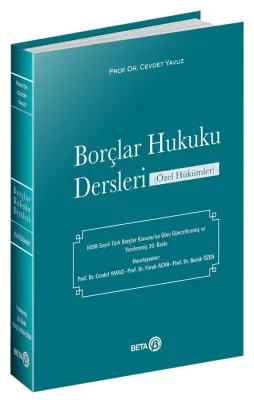 Borçlar Hukuku Dersleri (Özel Hükümler)