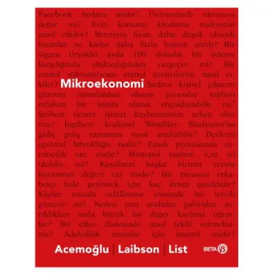Mikroekonomi Daron Acemoğlu David