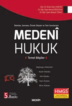 Tablolar, Şemalar, Örnek Olaylar ve Test SorularıylaMedeni Hukuk Temel Bilgiler