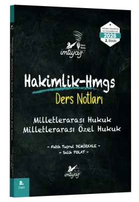 İMTİYAZ Milletlerarası Hukuk- Milletlerarası Özel Hukuk Ders Notları