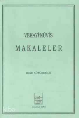 Vekayi'nüvis Makaleler