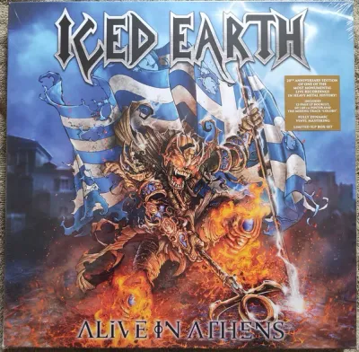 Iced Earth ‎– Alive In Athens LP Box