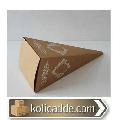 Mevlüt Şekeri Kutusu Gümüş Desenli 6x6x15.5 cm