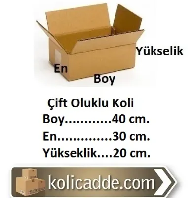 Hazır Koli 40x30x20 cm.