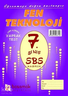 7. Sınıf Fen ve Teknoloji Yaprak Test Kitapçığı