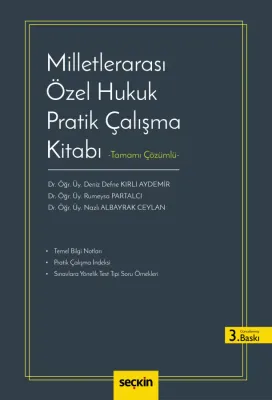 Milletlerarası Özel Hukuk Pratik Çalışma Kitabı Tamamı Çözümlü