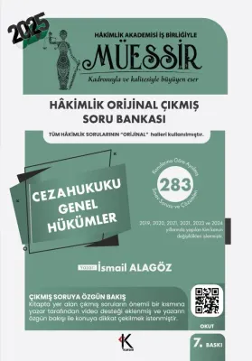 MÜESSİR Ceza Hukuku Genel Hükümler Soru Bankası İsmail Alagöz MÜESSİR Ceza Hukuku Genel Hükümler Soru Bankası İsmail Alagöz