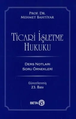 Ticari İşletme Hukuku Ders Notları