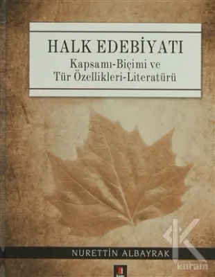 Halk Edebiyatı (Ciltli) Nurettin Albayrak