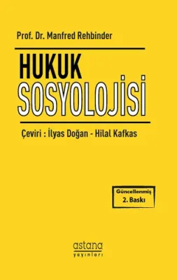 Hukuk Sosyolojisi Manfred Rehbinder