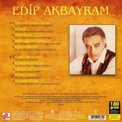 Edip Akbayram - Türküler Yanmaz LP Edip Akbayram - Türküler Yanmaz LP