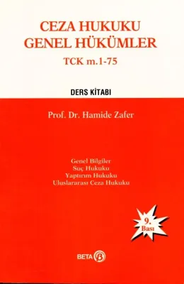 Ceza Hukuku Genel Hükümler - TCK m. 1-75