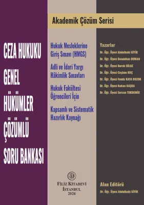 Ceza Hukuku Genel Hükümler Çözümlü Soru Bankası
