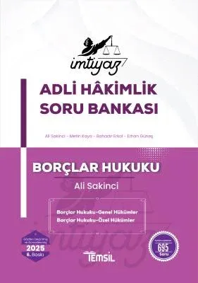 İMTİYAZ Borçlar Hukuku (Genel Hükümler-Özel Hükümler) Soru Bankası 6.BASKI