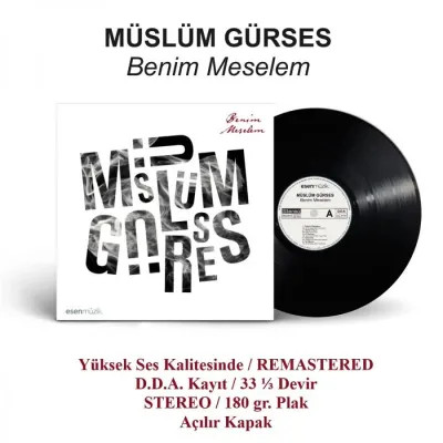 Müslüm Gürses - Benim Meselem LP Müslüm Gürses - Benim Meselem LP