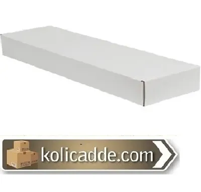 Kilitli Beyaz Kutu 35x10x7 cm